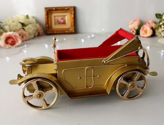 ゴールドクラシックカーオルゴール