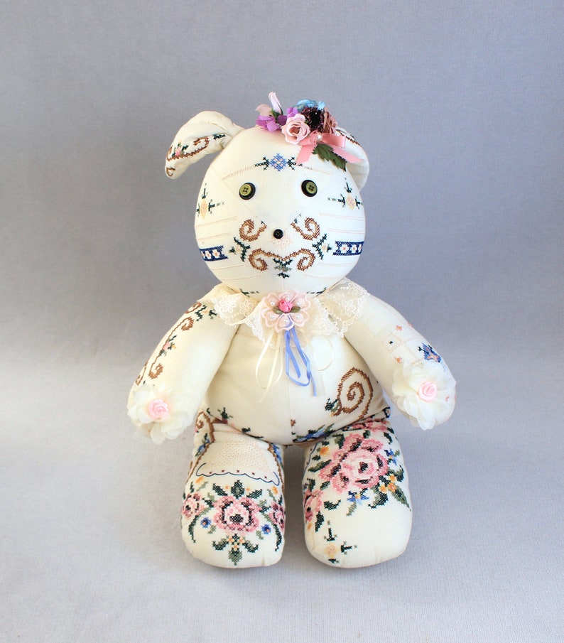 Bunny Rabbit Handmade Vintage Plush 20bunny - Etsy