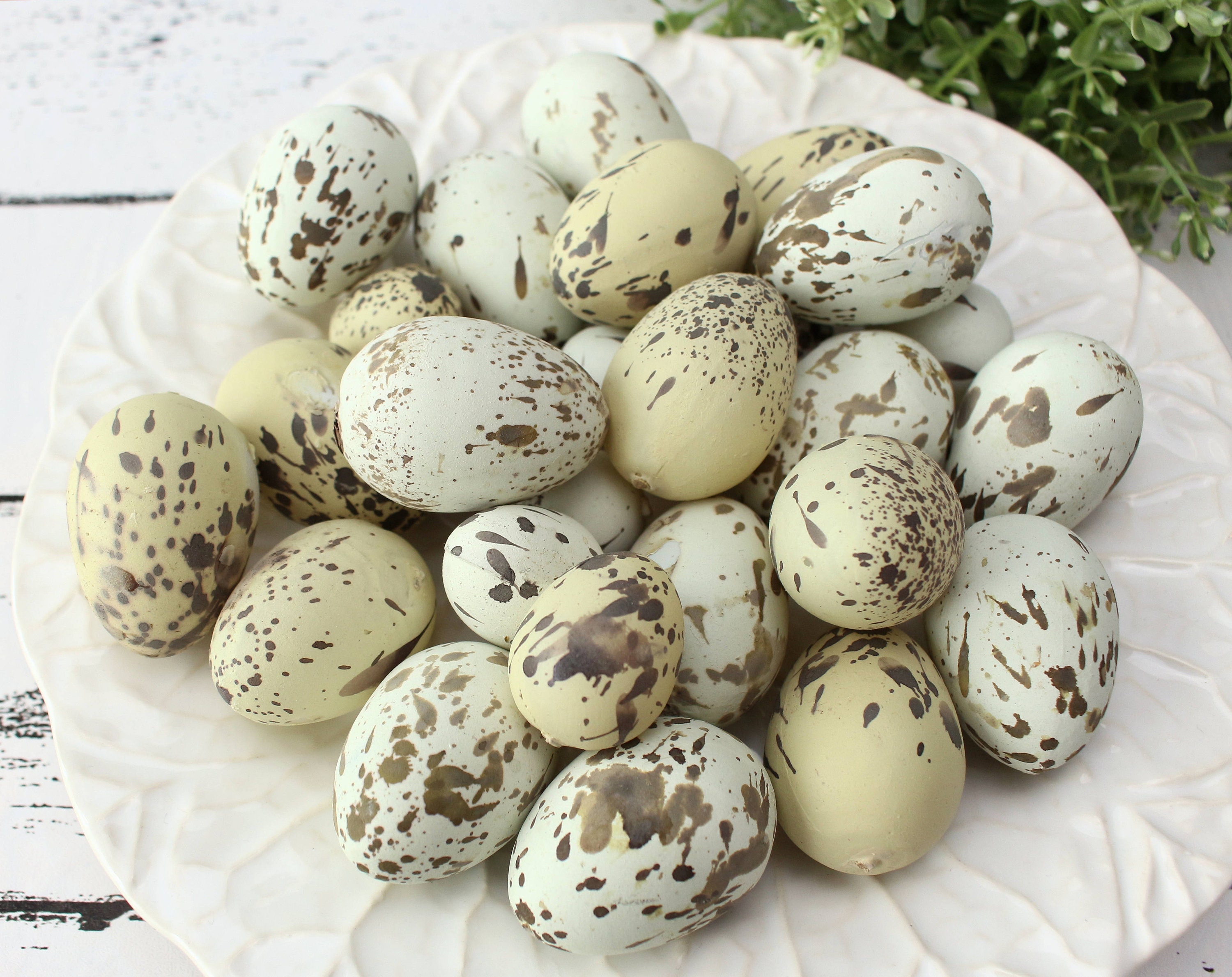 Huevos de plástico para pájaros (x4)