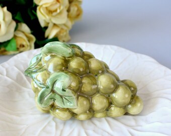 Vintage Ceramic Green Grape Salt or Pepper Shaker, Chablis China