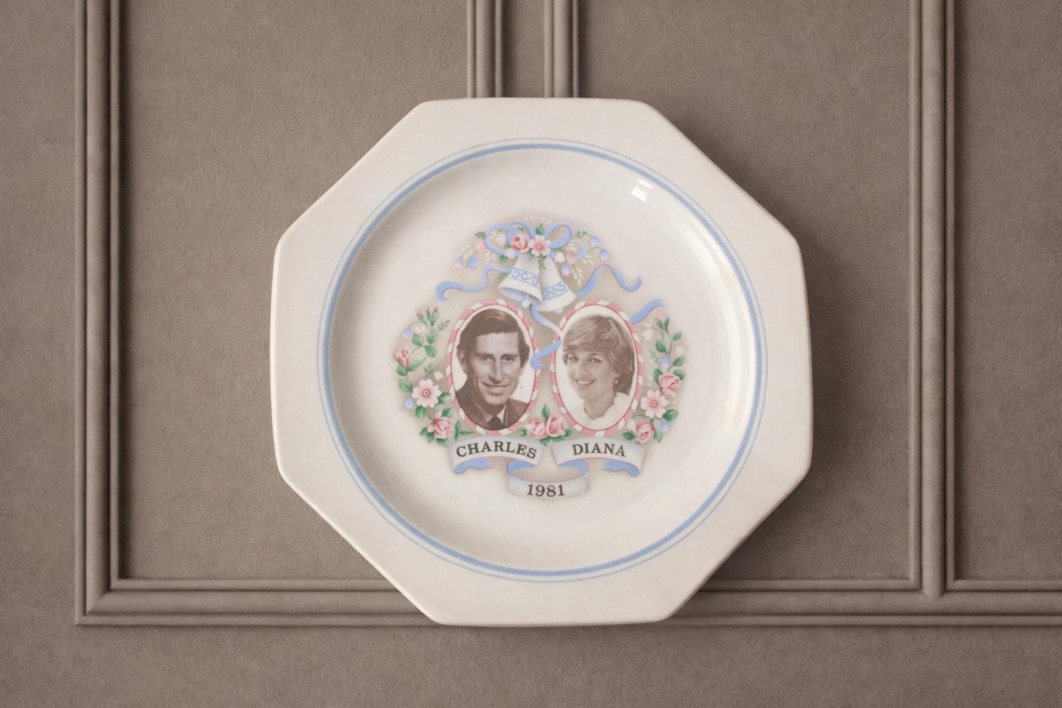 Charles Diana Wedding Commemorative Plate, 1981 J&G Meakin England