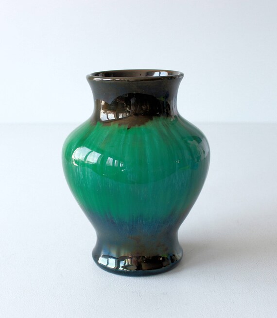 Blue Mountain Pottery Vase Vintage Blue Mountain Pottery Etsy