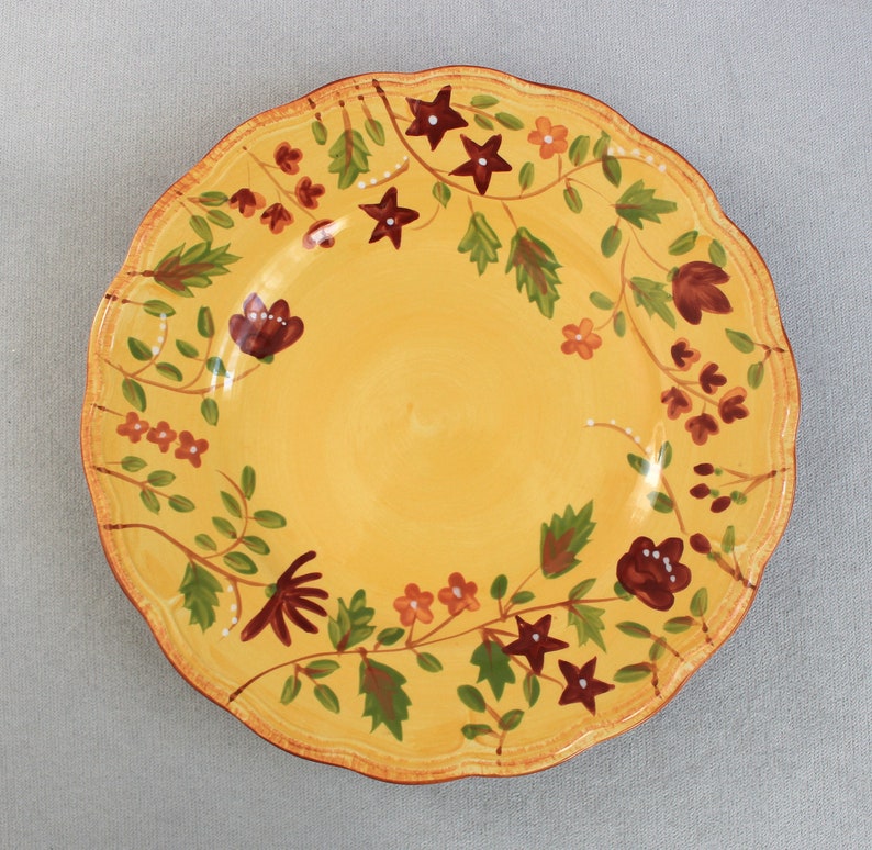 Cake Side Plate,Bone China England Autumn Harvest Thanksgiving Gift Royal Winton Porcelain Dessert Plate Vintage Plate Fruits Pattern