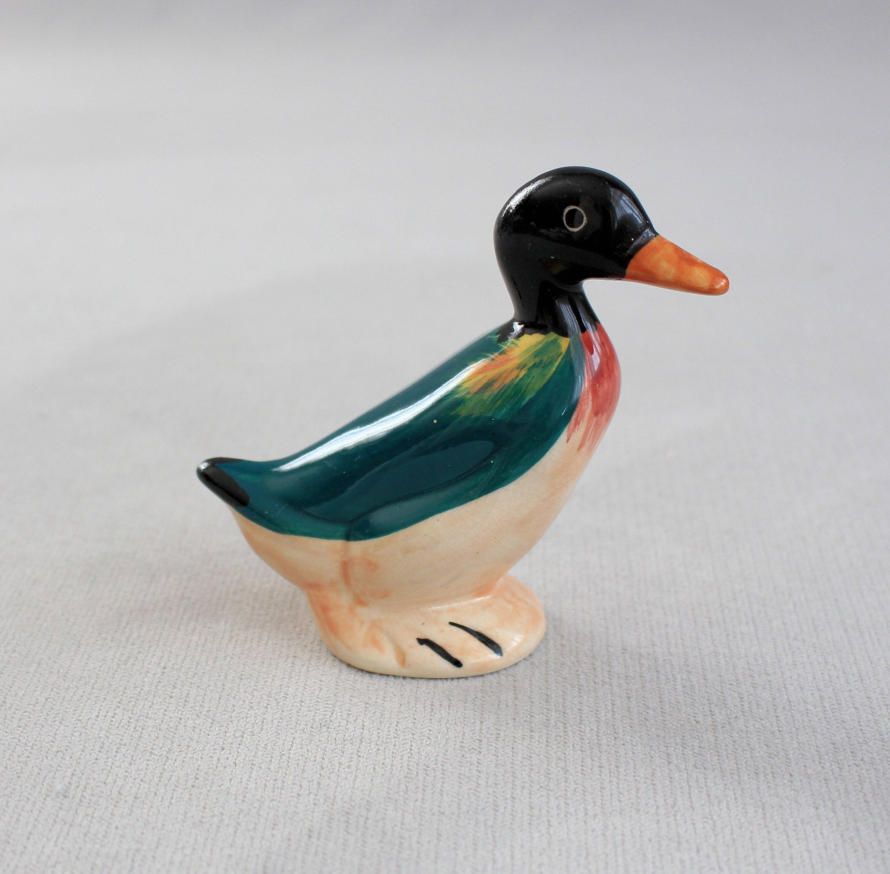 4.5 Porcelain Duck Figurine Collectible Duck Vintage Duck Vintage