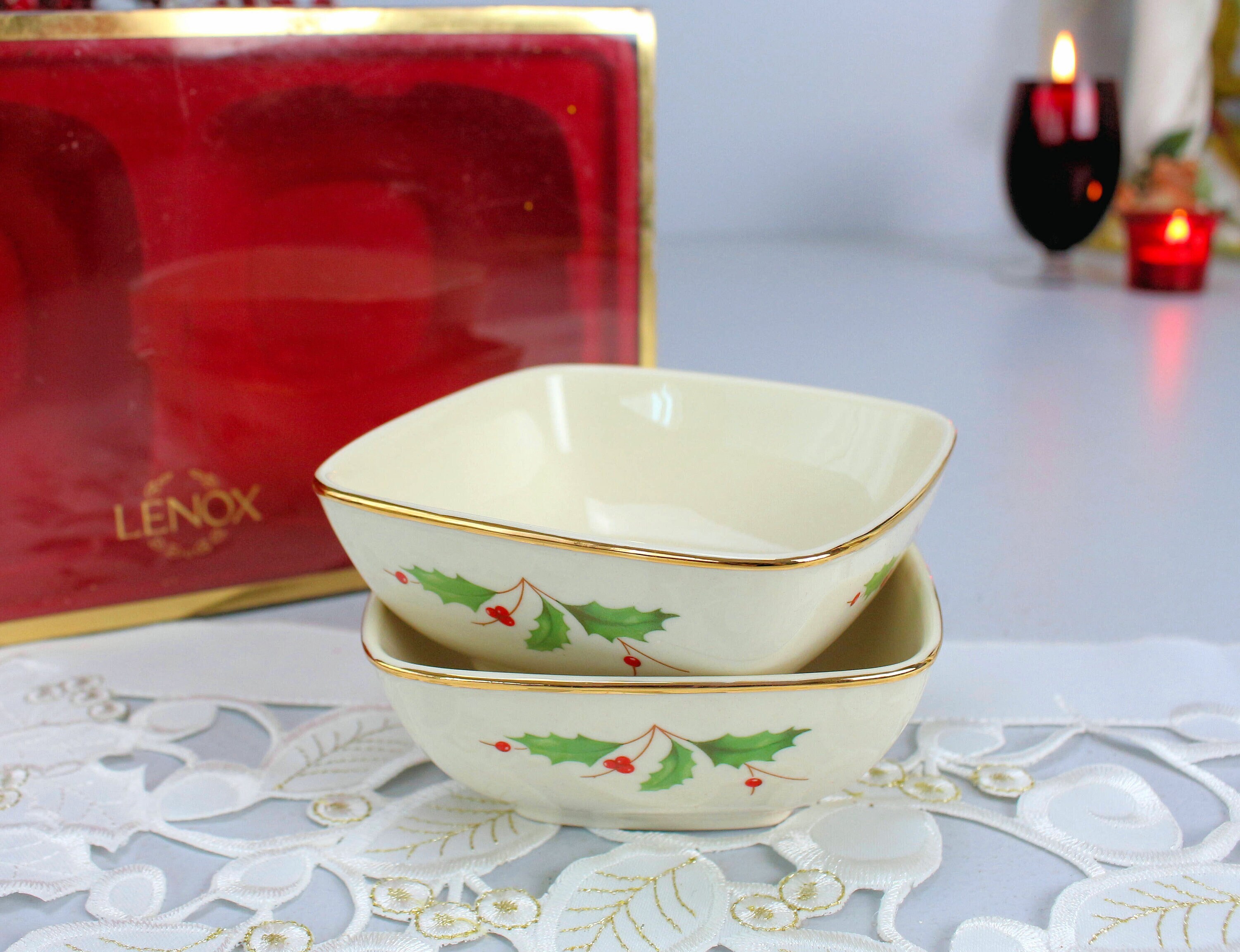 Lenox christmas bowls cheap
