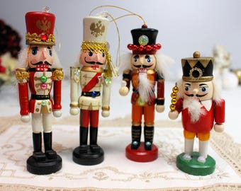 くるみ割り人形　ドイツ　クリスマス雑貨　クリスマス飾り オーナメント くるみ割り6個セット – ドイツ・ザイフェンの木の