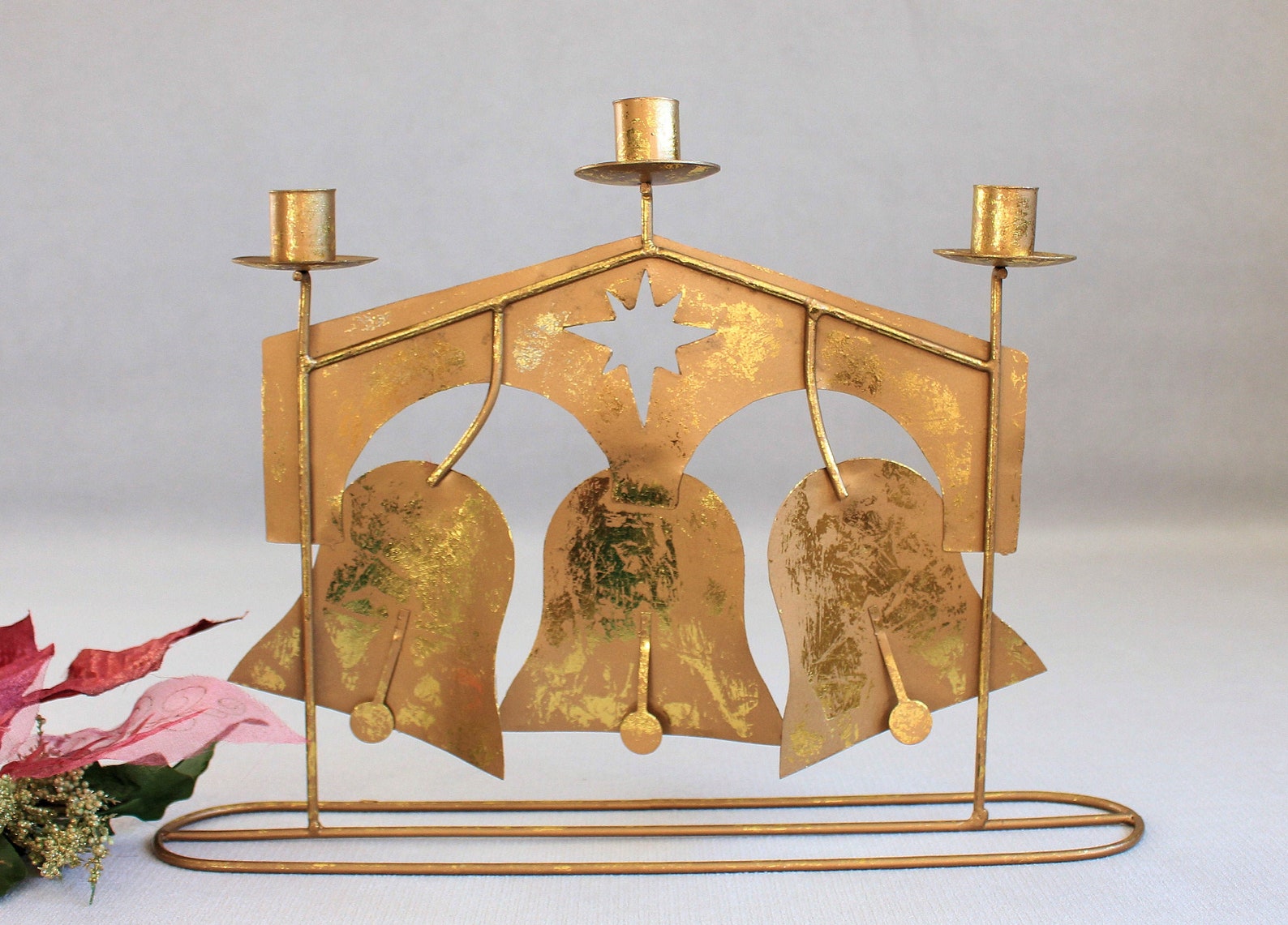 Vintage Candleholder Campanas de Navidad Candleholder 3 | Etsy