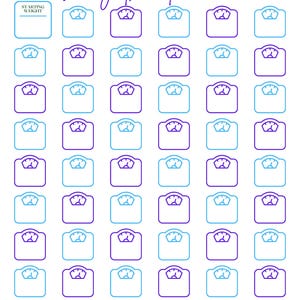 Weight Loss Tracker Printable | 52-Week Fitness Planner, Goal Tracker & Progress Journal