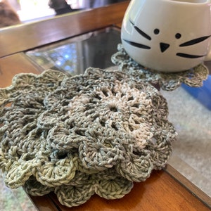 Green Moss Coasters