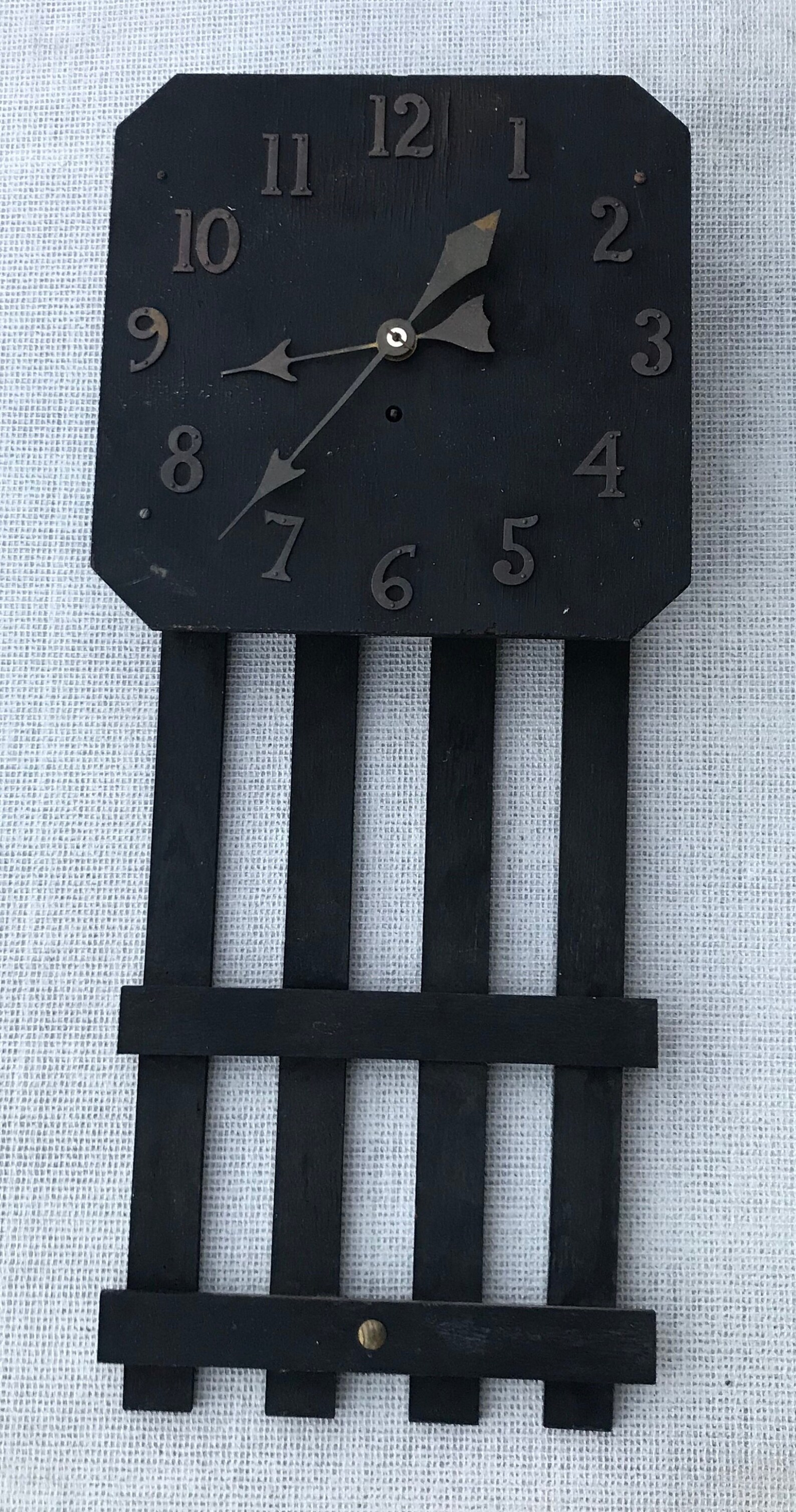 New Haven Mission Style 8 Day Wall Clock fixateur supérieur Etsy