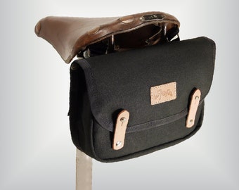 Canvas Saddle Bag / Tool Bag / Bike Bag / Bum Bag / Fanny Bag / Womens Saddle Bag / Mens Saddle Bag