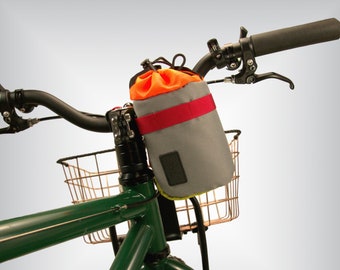 Bright & Cheerful Bicycle Stem Bag - Hardcandy | Made by cyclist for a cyclist padded bike packing feed bag