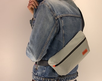 Jake Hip Logo-Appliquéd Canvas Belt Bag