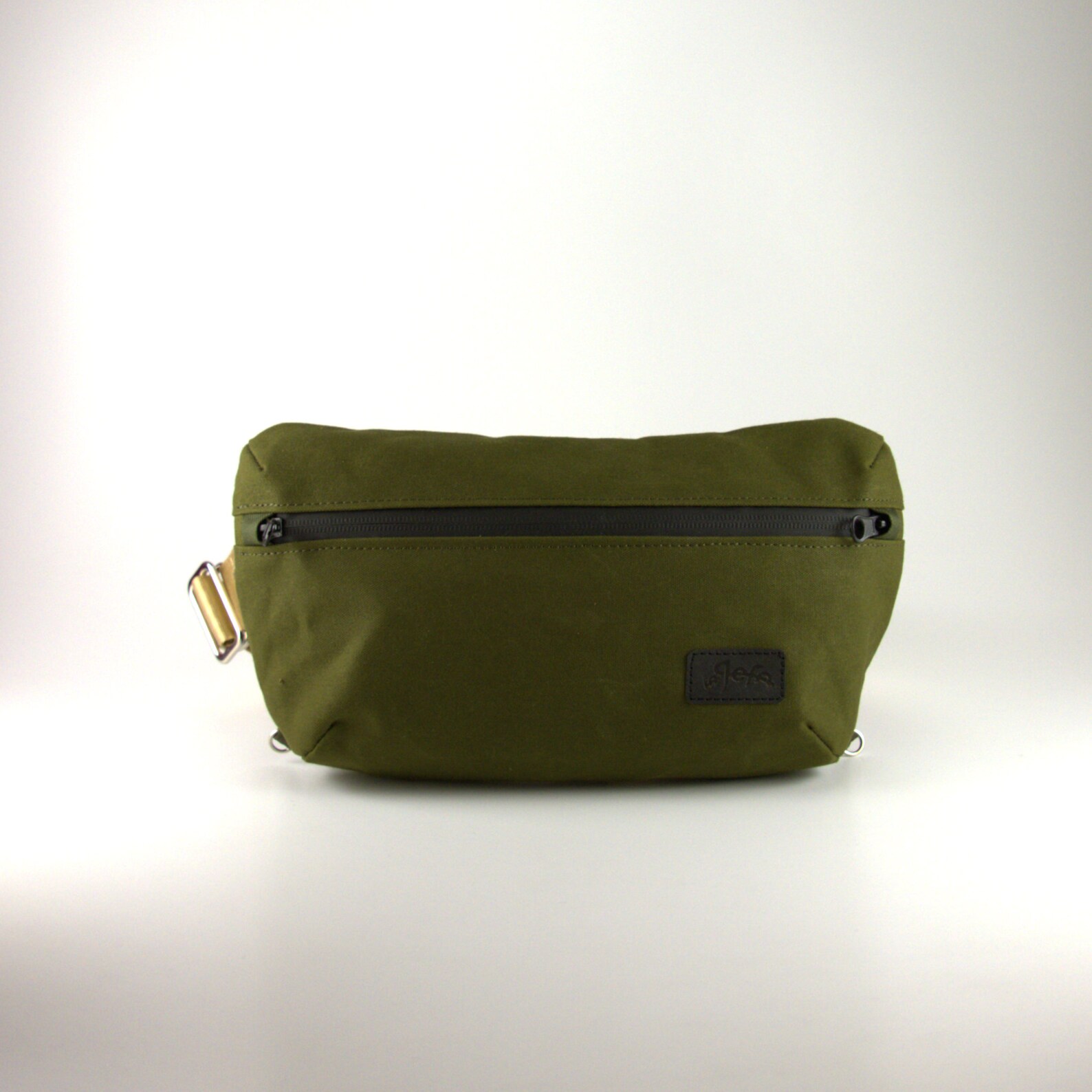 Waist Pack Waxed Canvas Hip Bag Vegan Waist Bag Sling Bag Etsy