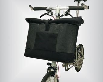 Sac cabas en toile géant pour Brompton avec bandoulière réglable, sac de week-end, très grand sac fourre-tout, idée cadeau pour les amateurs de Brompton