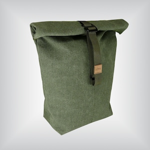 Roll top seat bag bag for Brompton enthusiasts. Water resistant, sturdy and minimalistic. image 3