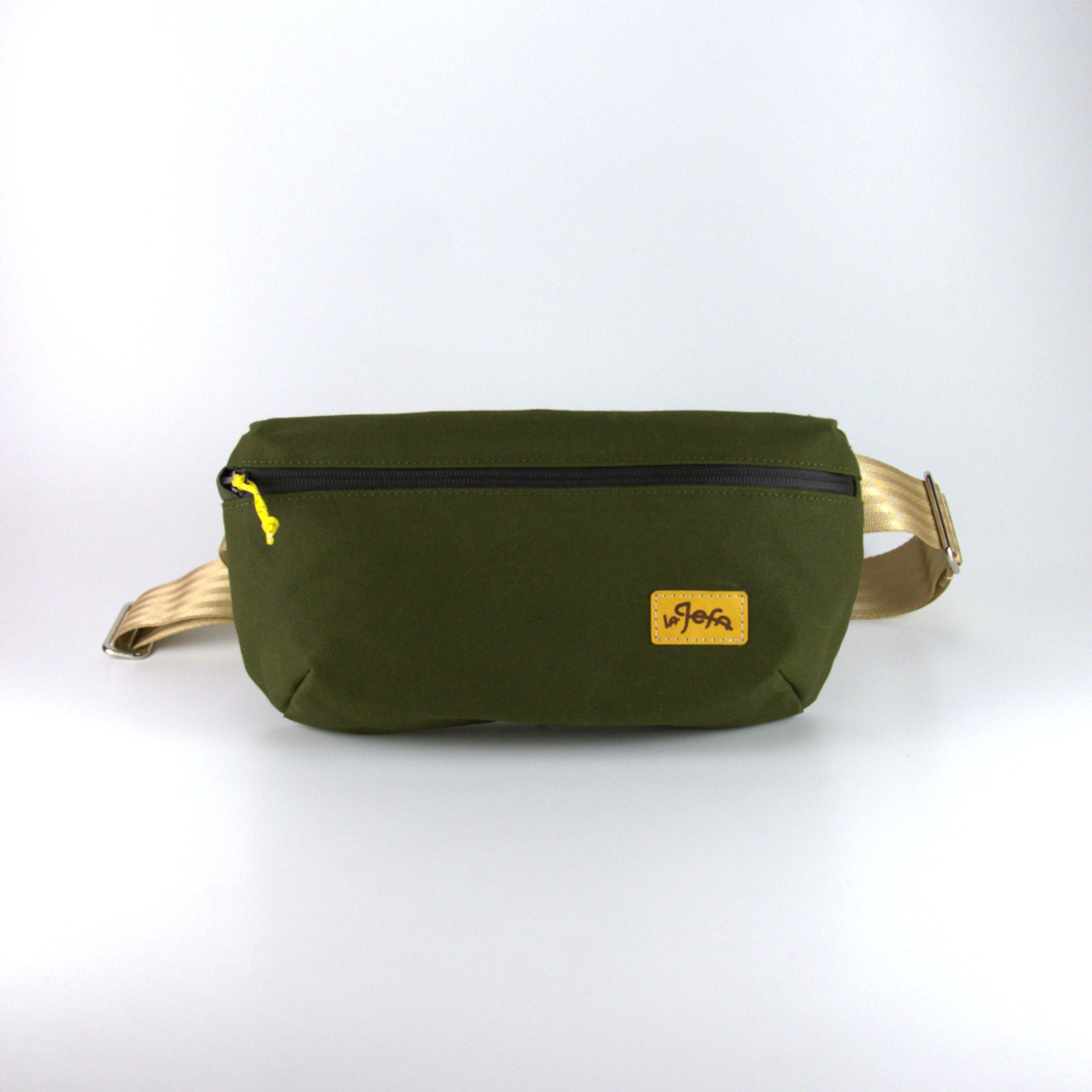 Jake Hip Logo-Appliquéd Canvas Belt Bag