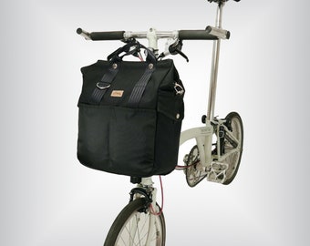 Bolsa minimalista de cordura Max Comfort para entusiastas de Brompton con funda acolchada para netbook