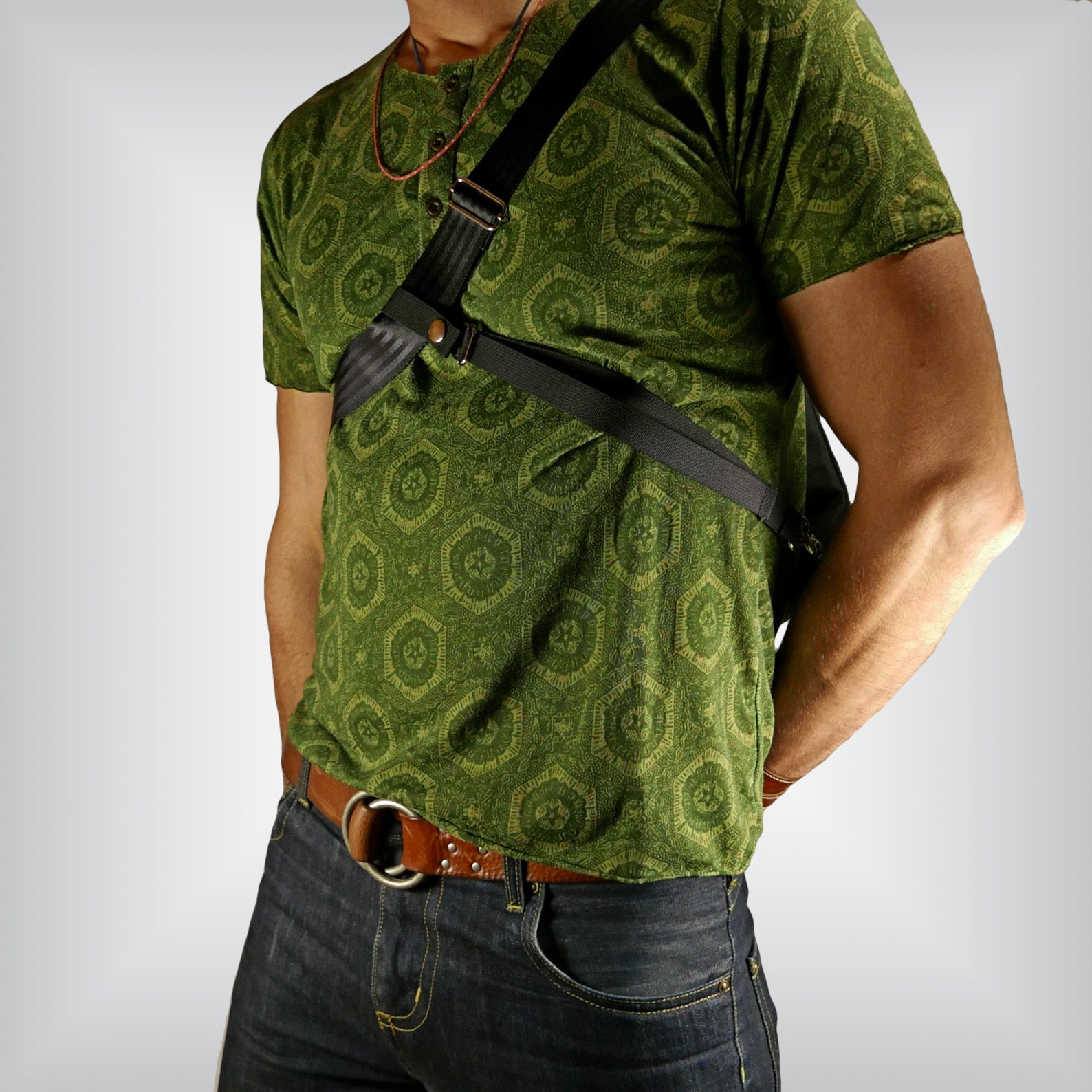 Slim Messenger Bag for Cyclists Waterproof Canvas Musette Etsy