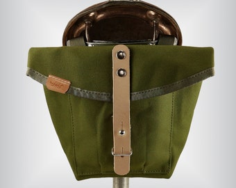 Bicycle saddle bag / Seat bag /Bicycle tool bag /Canvas bike bag /Mid size bicycle bag / Fanny pack