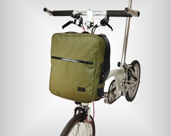 Cordura shoulder bag for Brompton with adjustable strap, Commuter bag, Cordura laptop bag, Gift idea for Brompton lovers