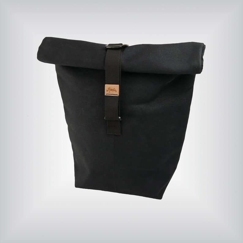 Roll top seat bag bag for Brompton enthusiasts. Water resistant, sturdy and minimalistic. image 9