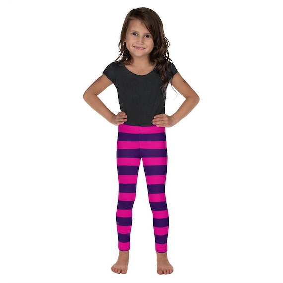 Youth Pink Purple Striped Leggings Cheshire Cat Dress up Costume Toddler  Tween Teen Easy Simple Halloween Dance Theater Costume -  New Zealand