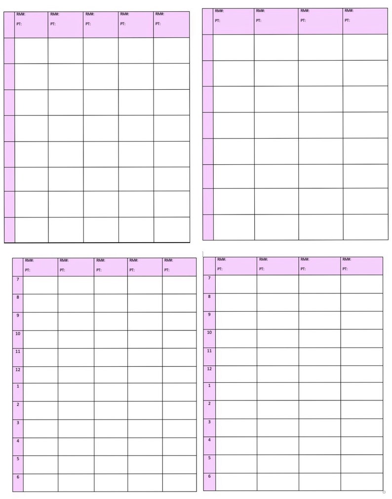 Printable 24 Hour Report Sheet Nursing Home Printable 24 Hour Report Sheet Nursing Home
