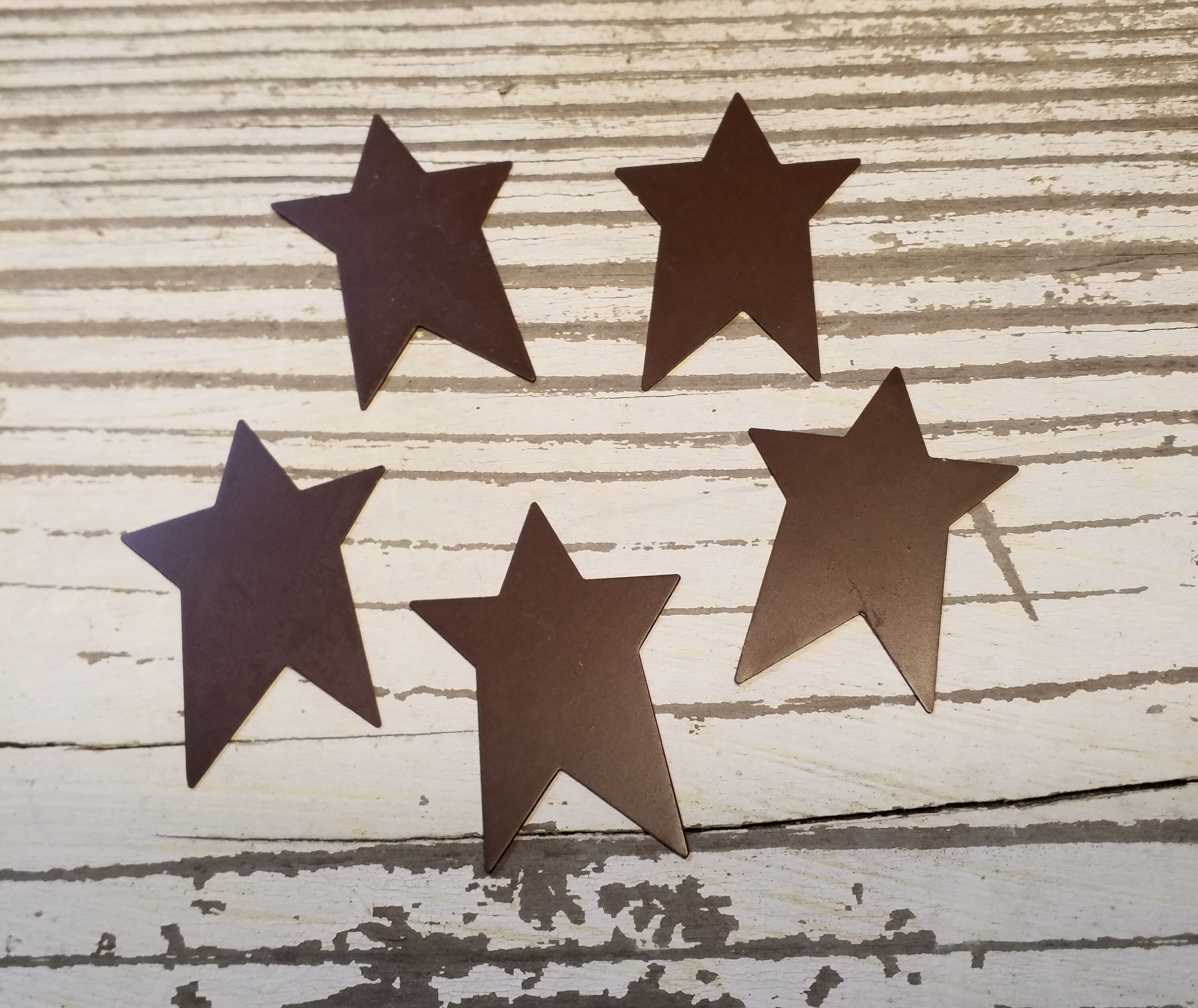 Rustic Primitive Rusty Tin 12/" Pocket Barn Star home decor New