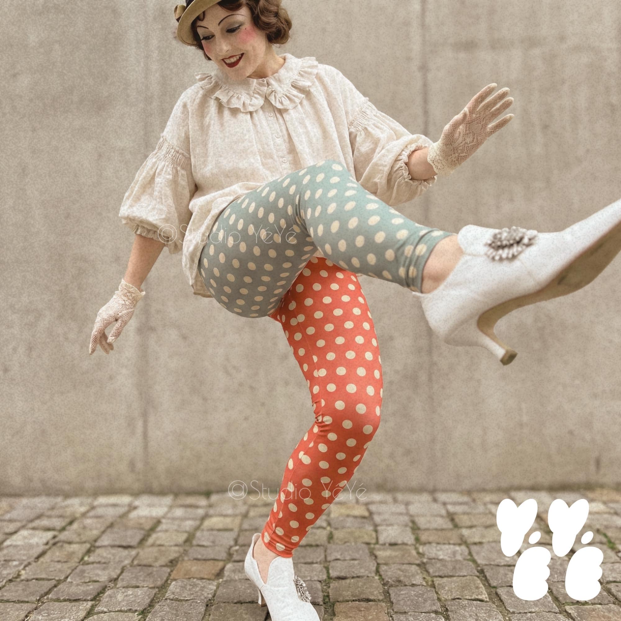 Legging Bébé/fille Dot Dot Smile Tribal Orange Rayé, Taille 3/4, Neuf Avec étiquette