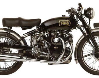 ブラックシャドウ ヴィンテージ 1949 モーターサイクル T シャツ