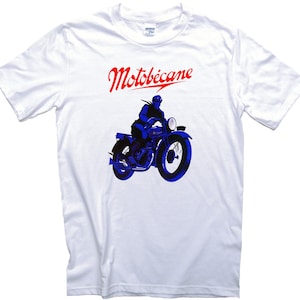 T-shirt Homme Vintage Motobecane 1922 - Motif Moto Scooter Rétro Noir - Cadeau Fête Des Pères, Noël - 5