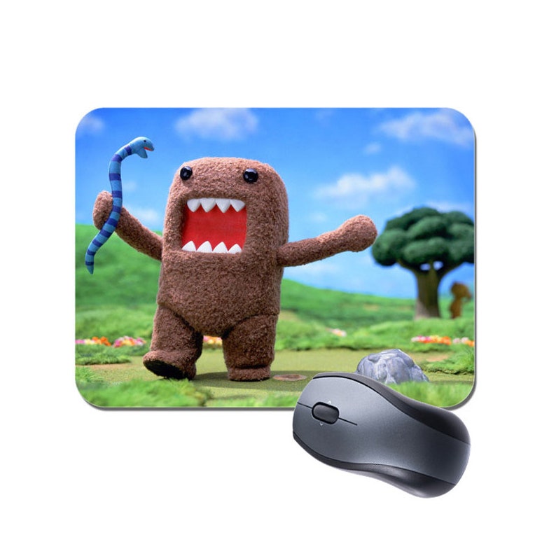 Domokun Mouse Mat Mouse Pad. Kawaii Japanese Anime, Manga, Comics Domo Kun Mousepad image 1