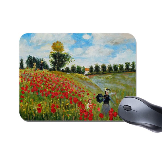 Claude Monet Poppy Bolso De Compras Bolso para la vida Field