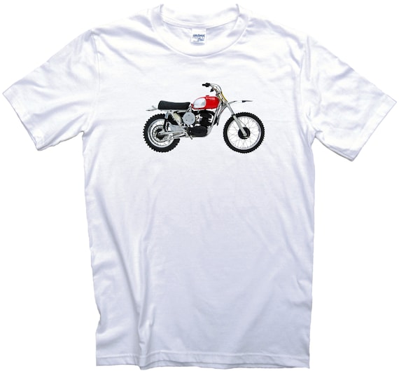 Husqvarna 400 Cross Motorcycle T-shirt. Classic Bike Vintage Etsy