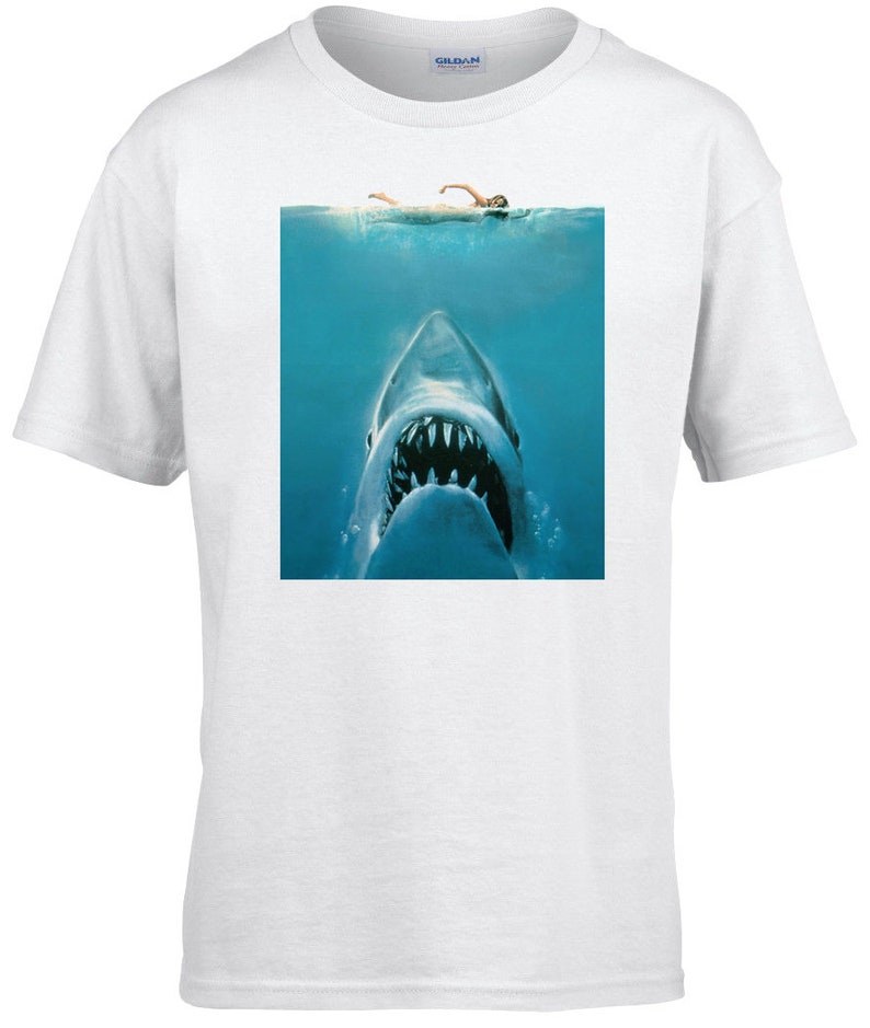 jaws movie poster t shirt
