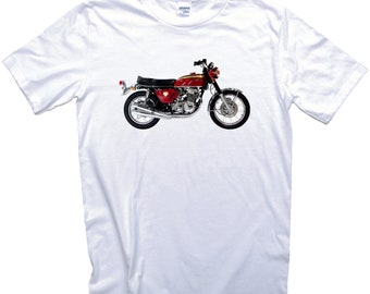 Vintage CB750 Motorcycle Biker T-Shirt. Classic Bike Motorbike Tee Biker Gift