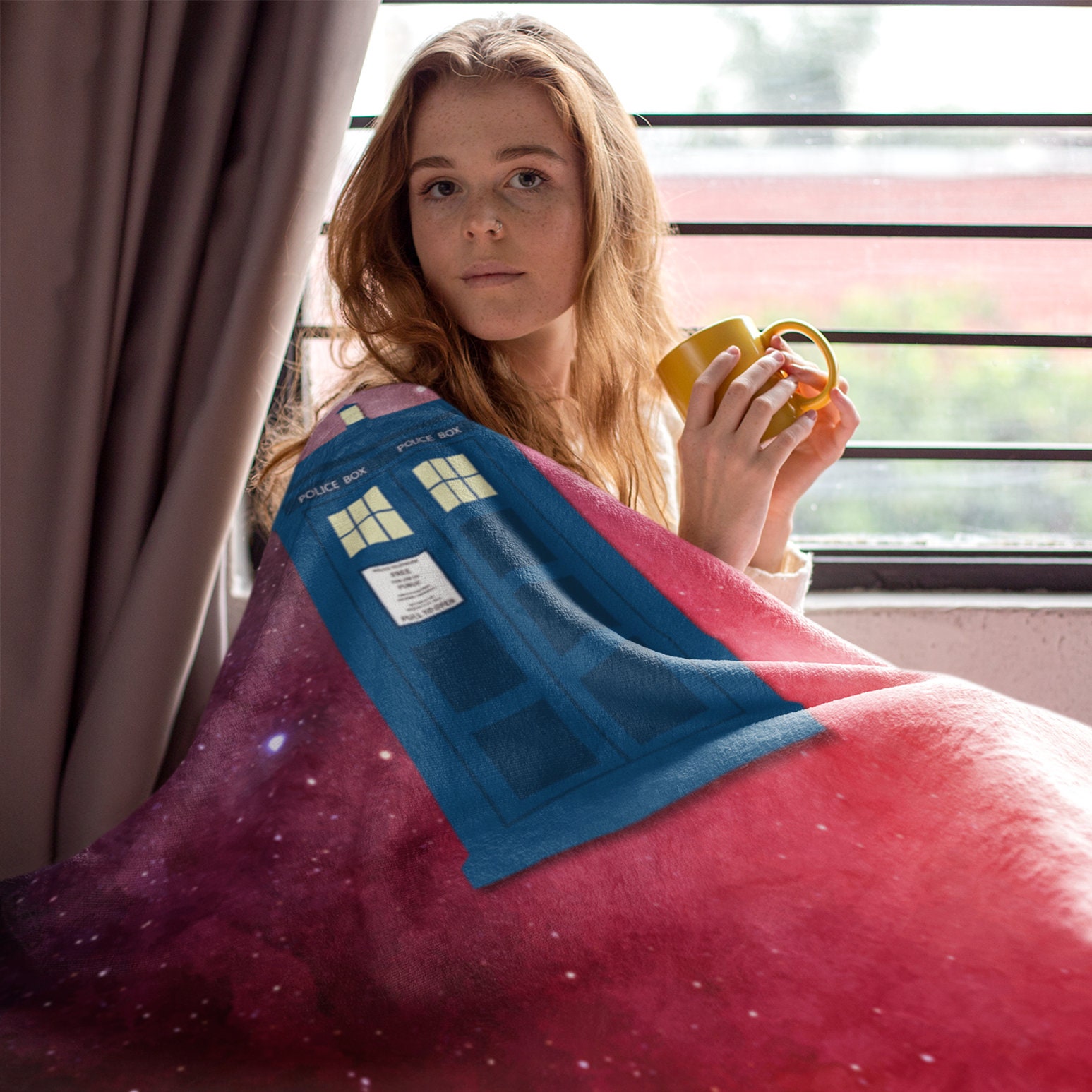 Doctor Who Blanket Tardis Blanket Dr Who Fan Gift Sherpa Etsy