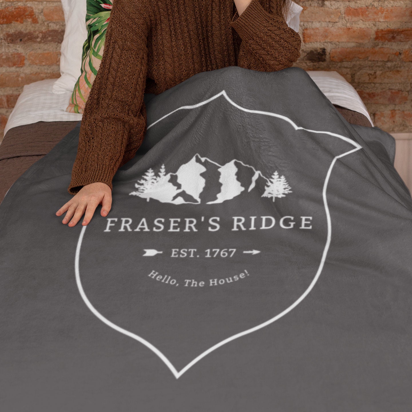 Outlander Blanket Fraser's Ridge Blanket Outlander Fan Etsy