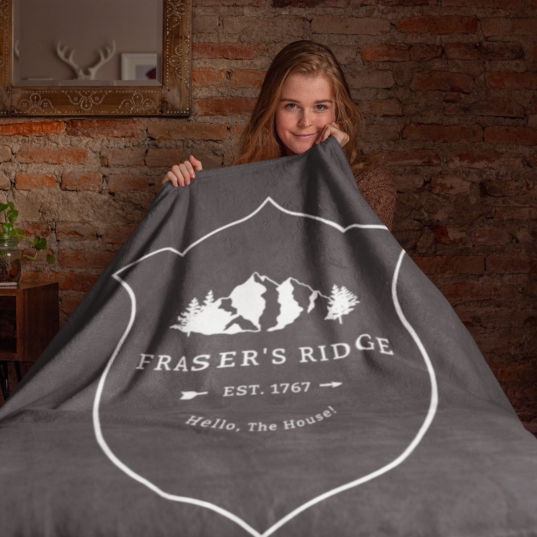 Outlander Blanket Fraser's Ridge Blanket Outlander Fan Etsy