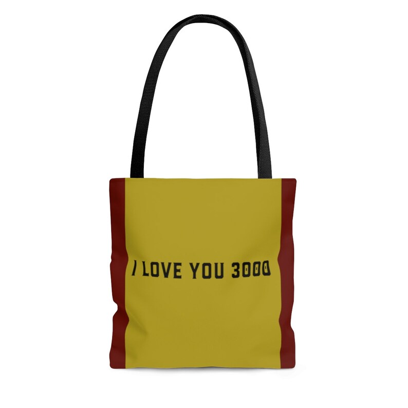 love you 3000 Quote Avengers Endgame Tote Bag Iron Man Quote Bag Avengers Fan Gift