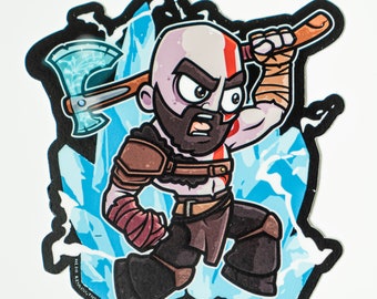 Kratos Leviathan Axe Sticker