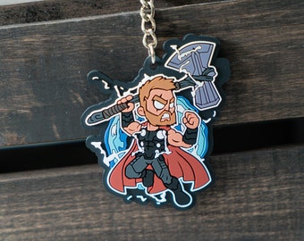Thor Legendary Warrior PVC Keychain