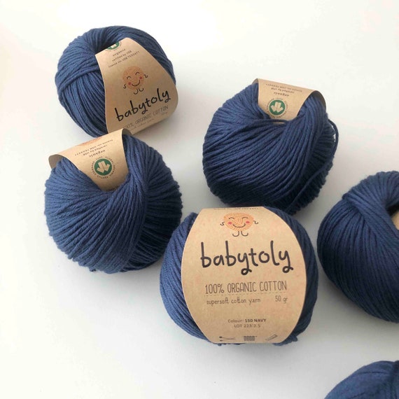 Acrylic & Cotton Blended Knitting and Crochet Yarn Soft Medium Yarn,  Breathable and Skin Friendly for Baby Garments, Scarves, Hats, and Craft  Projects