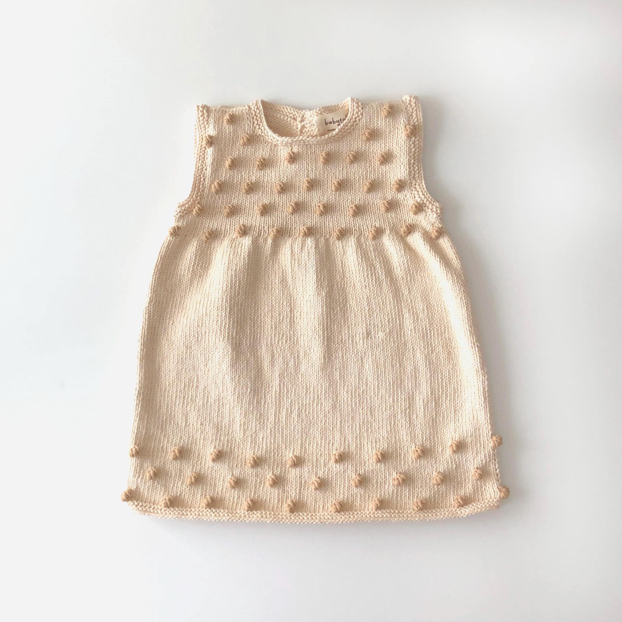 babytoly　eva knit tops＆ivyskirt　1-3y Eva Knit Top - classic , natural,papaya / select colors
