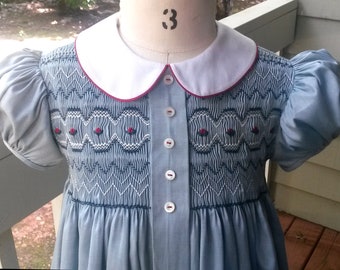 Dottie's Day Dress PDF sewing pattern sizes 1-4