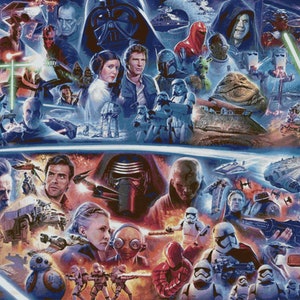 Star Wars Universe Cross Stitch Pattern | Star Wars Cross Stitch | Solid DMC Colors | Printable PDF Download Chart