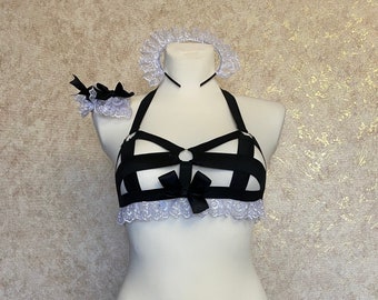 Meid meisje cosplay lingerie kostuum