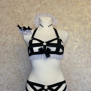 Maid girl cosplay lingerie costume