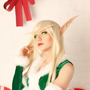 Long Night Elf Blood Elf ears for cosplay costume from World of Warcraft